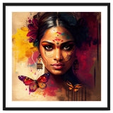 Golden Butterfly Hindu Portrait thumbnail