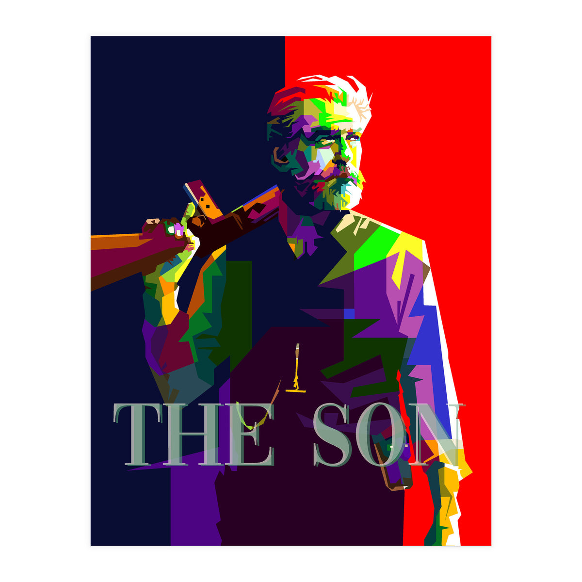 Pierce Brosnan Pop Art WPAP Trending Now (Print Only)