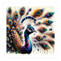 Peacock Feather Splendor (Print Only)