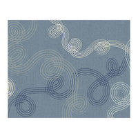 calming essentials loops muted blue (Print Only)