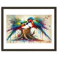 Tropical Macaw Pair