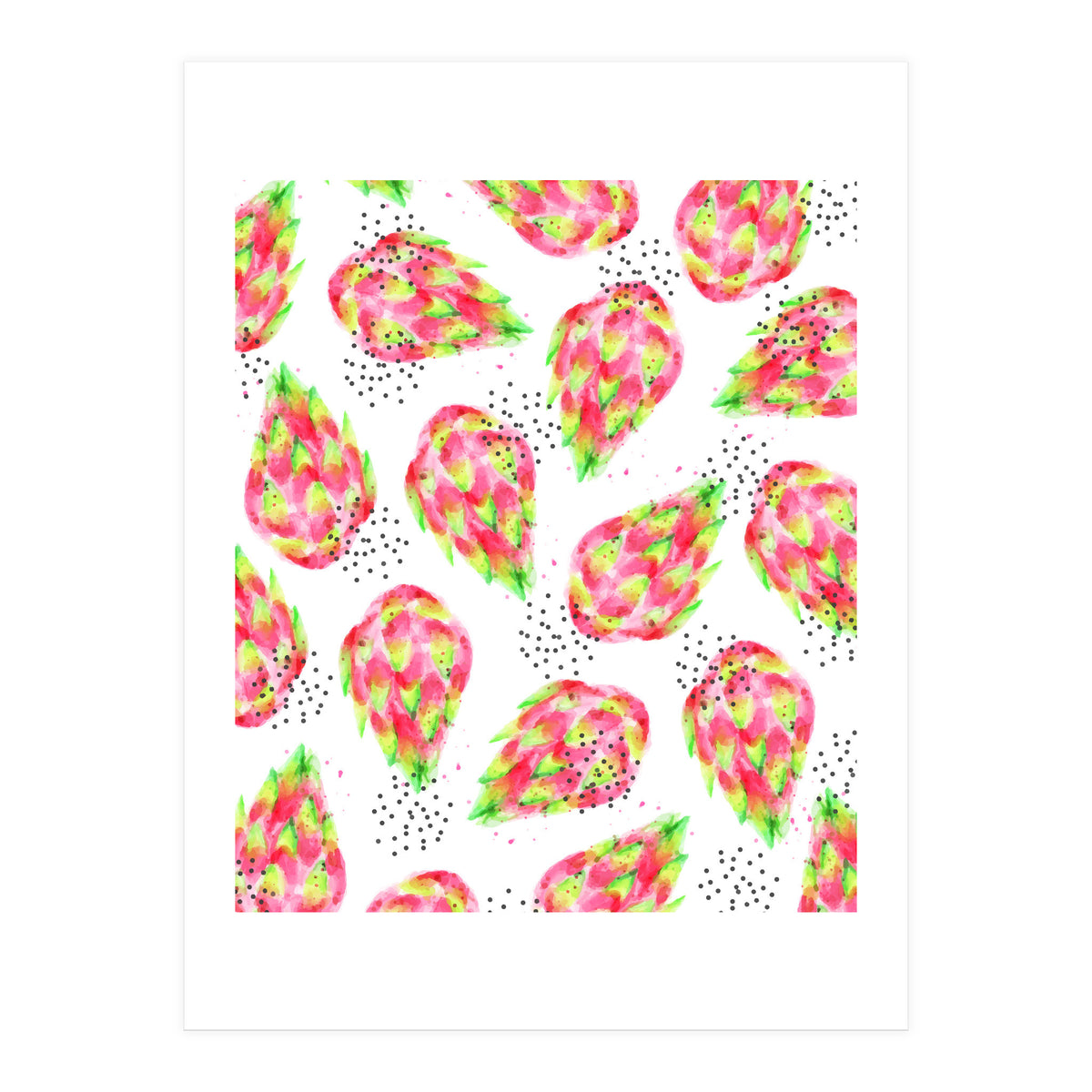 Dragon Fruit #society6 #decor #pattern (Print Only)