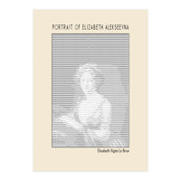 Portrait Of Elizabeth Alekseevna Wife Emperor Alexander I (Print Only)