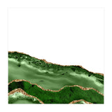 Green & Gold Agate Texture 24  (Print Only) thumbnail