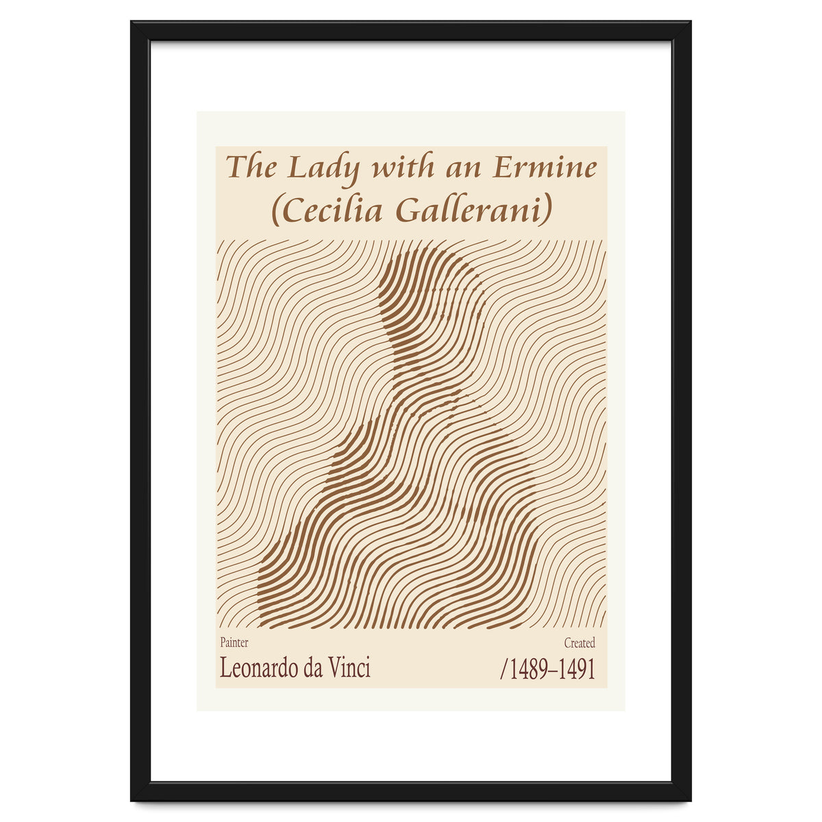 The Lady With An Ermine (cecilia Gallerani) – Leonardo Da Vinci (1489–1491)