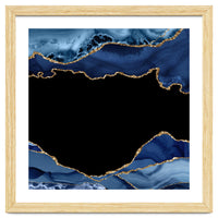 Navy & Gold Agate Texture 18