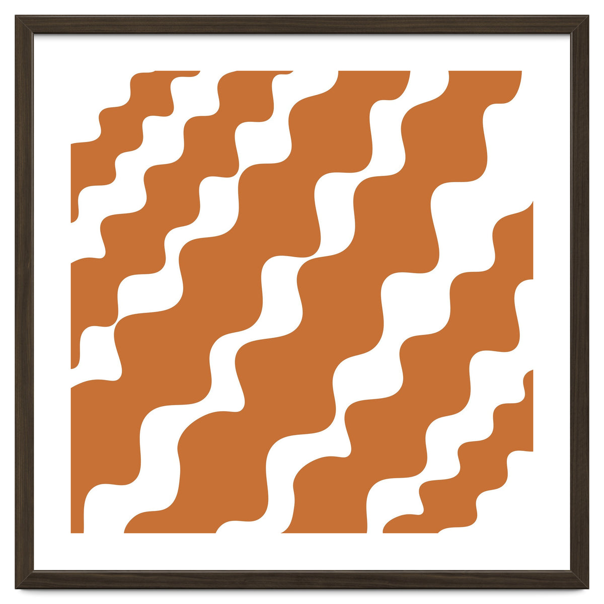 Brown Wavy Pattern
