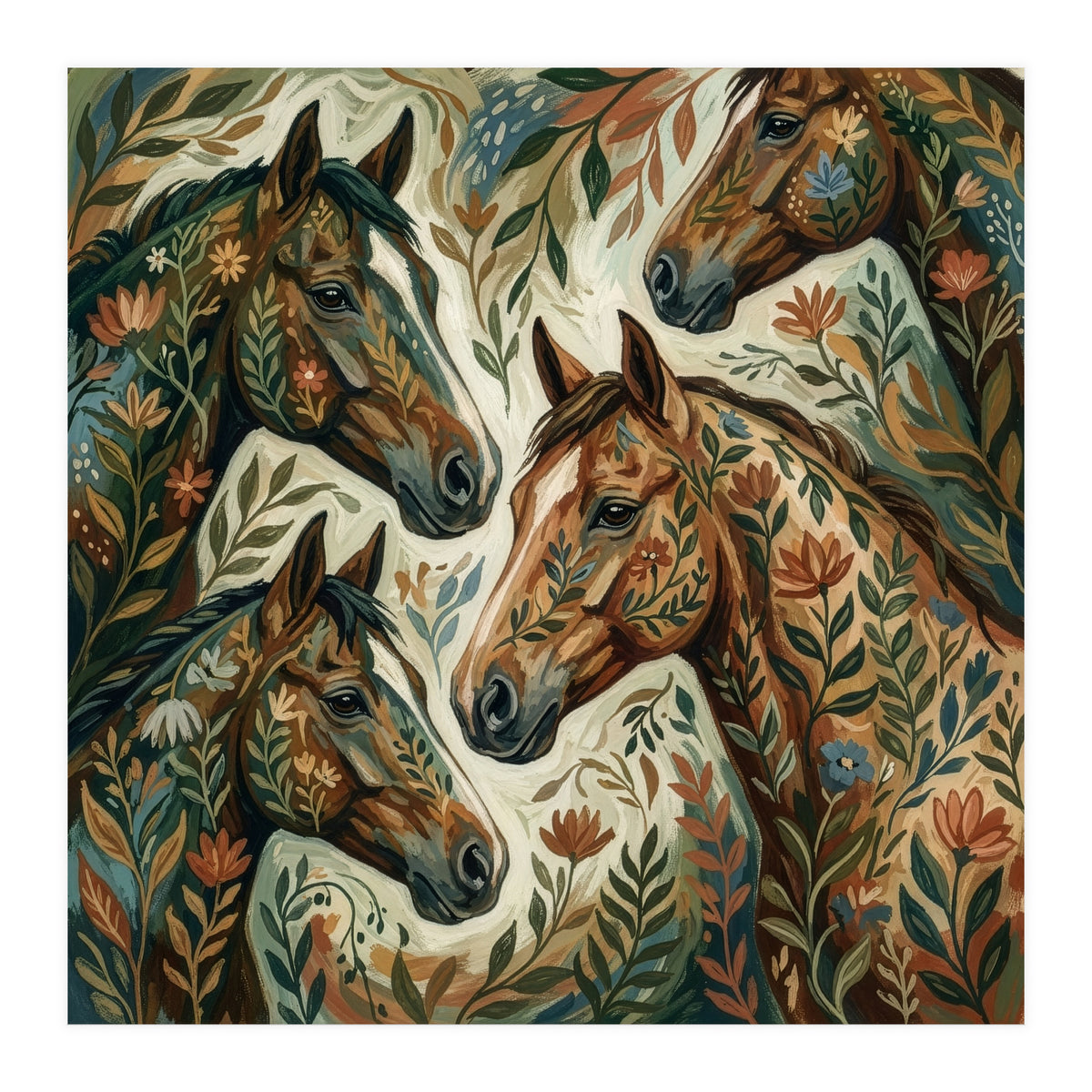 Wild Horses In Bloom (Print Only)