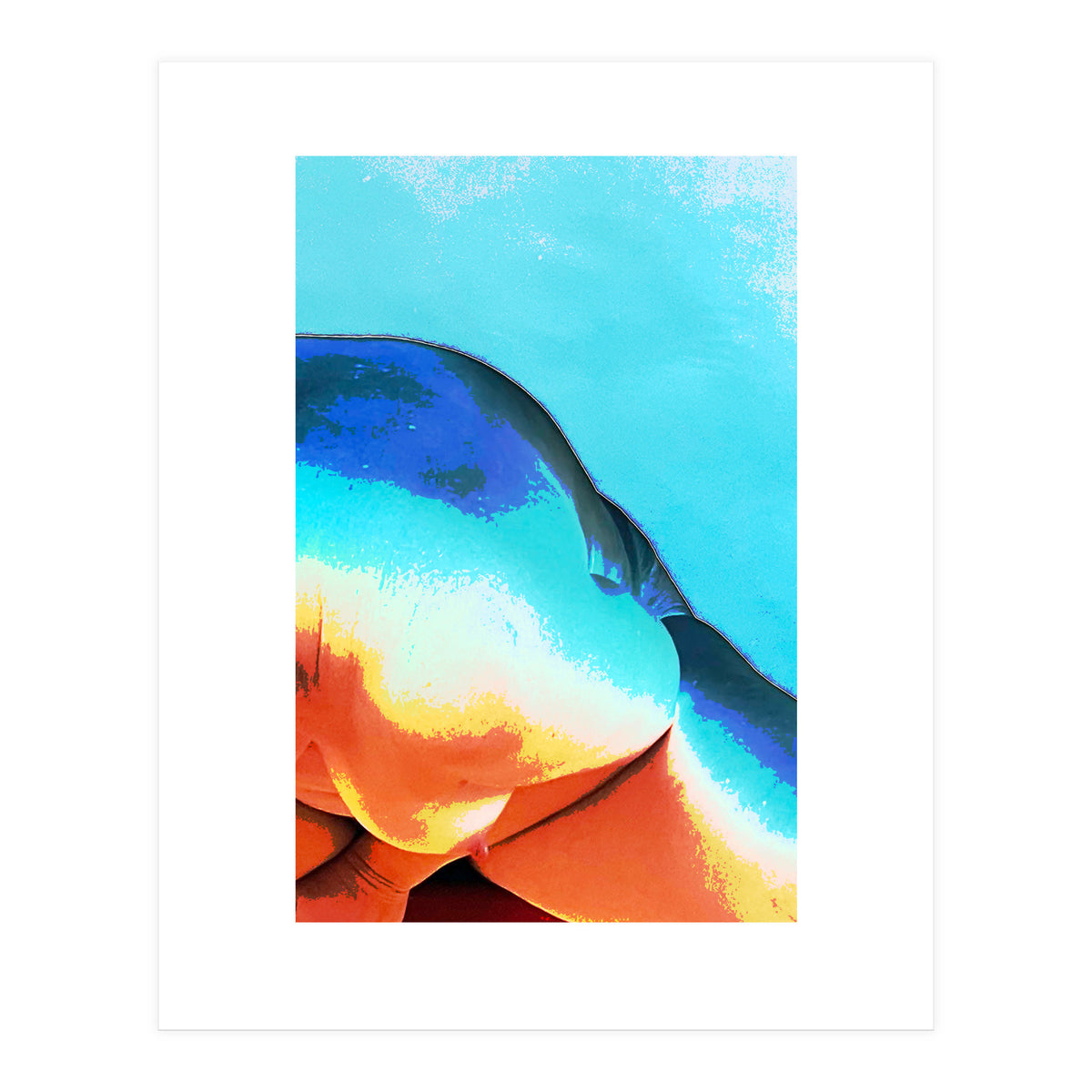 Aqua Fire |  Dunes (Print Only)