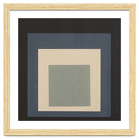 JOSEF ALBERS - HOMAGE TO THE SQUARE BEIGE GREY BLACK HIGH RESOLUTION