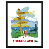 Hiking on Adriatic Coast, Yugoslavia thumbnail