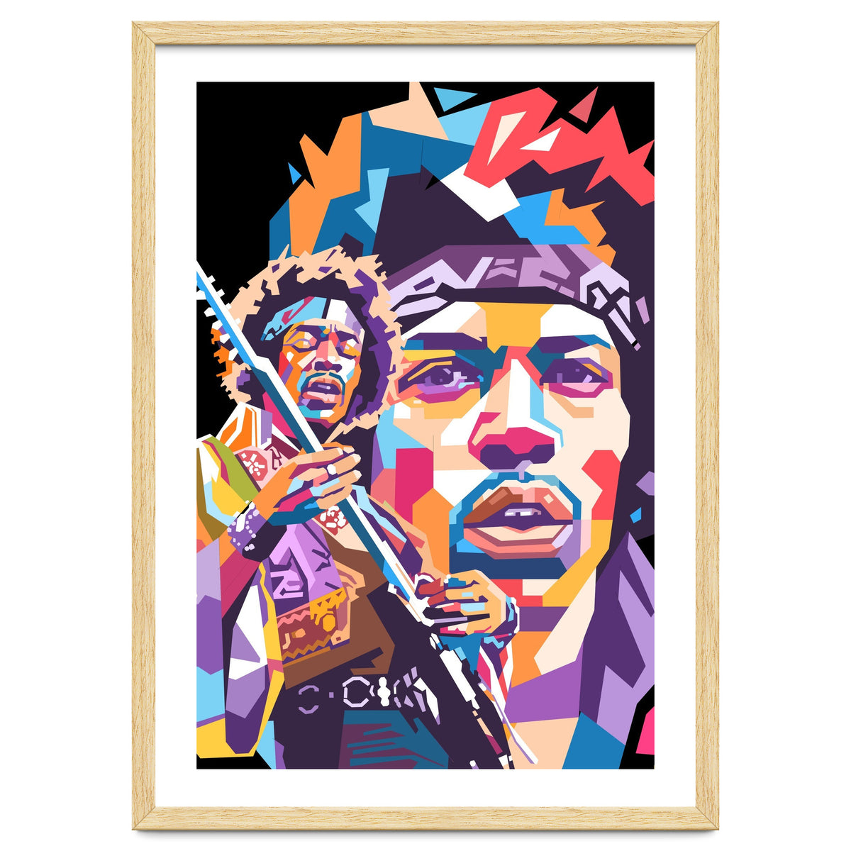 Jimi Hendrix wpap art