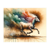 Galloping Horse Color Burst (Print Only)