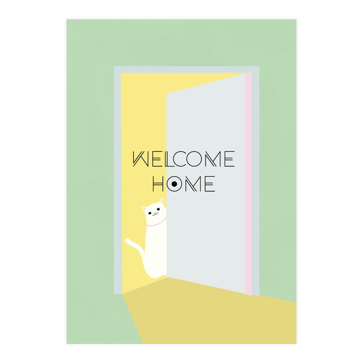 ‎WELCOME HOME - SWEET CAT (Print Only)