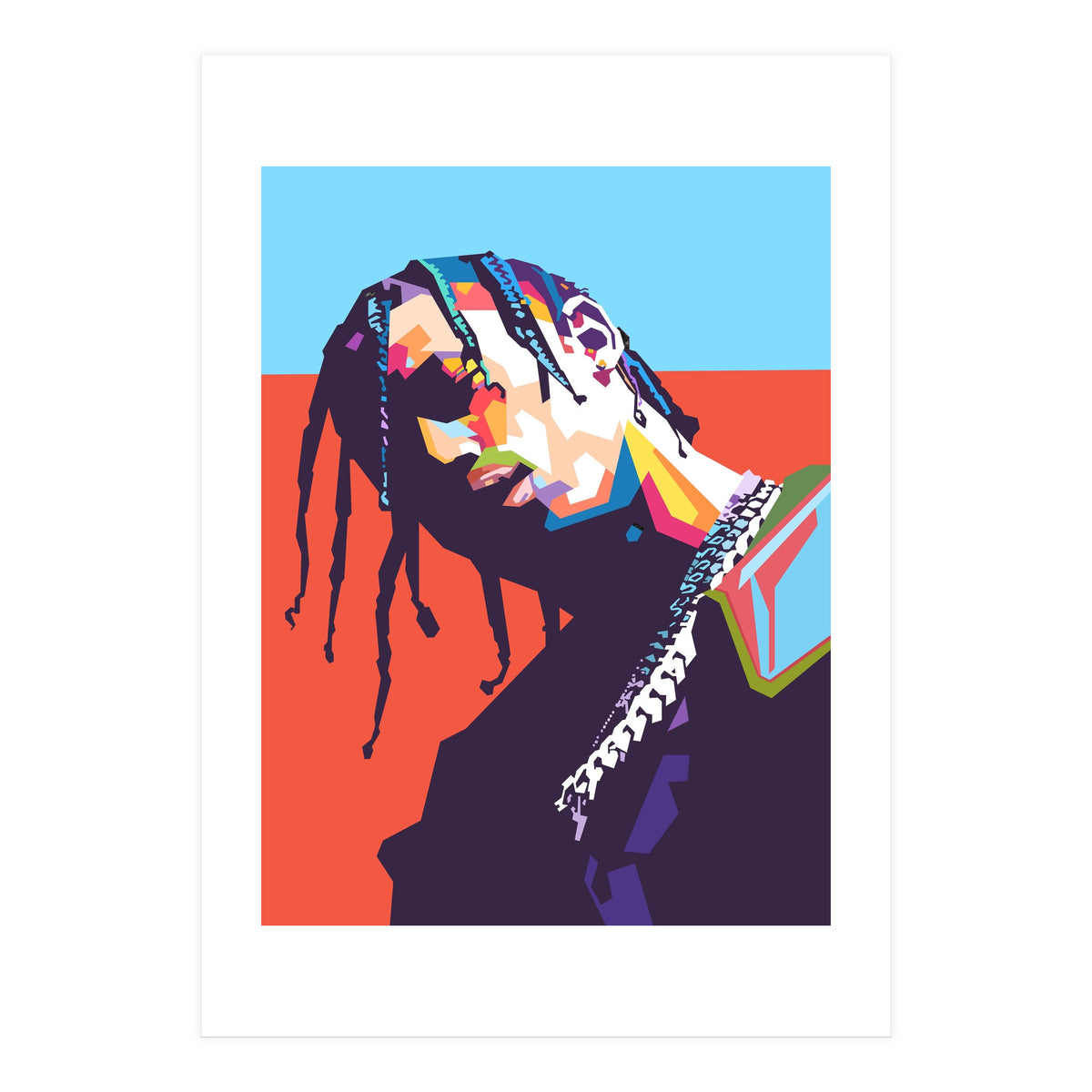 Travis Scott wpap art (Print Only)