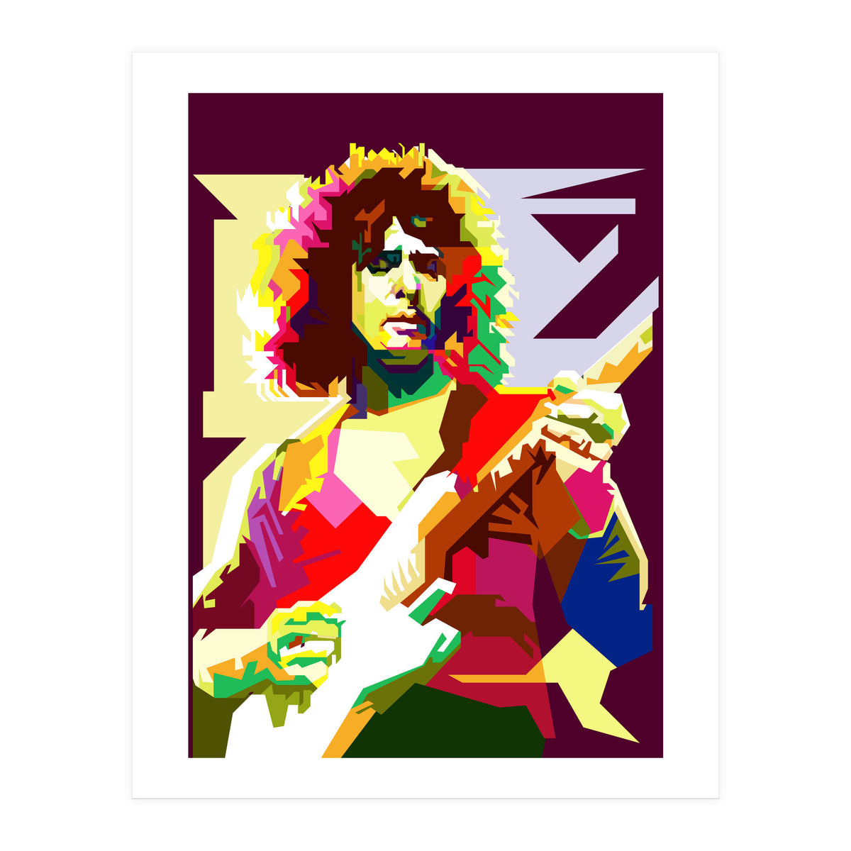 Ritchie Blackmore Deep Purple Guitarist (Print Only)