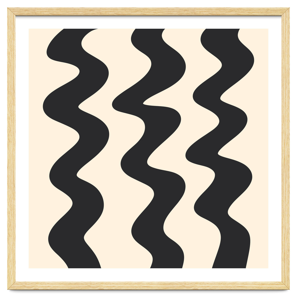 Squiggly Lines - monochrome