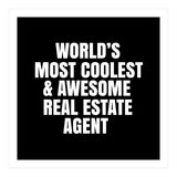 World's most coolest and awesome real estate agent (Print Only) thumbnail