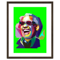 Ray Charles Jazz Singer Pop Art Illustration