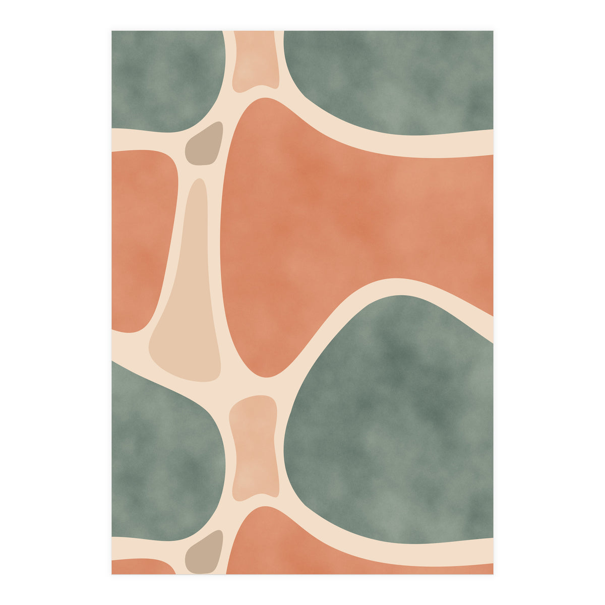 Earth Tones Shapes (Print Only)