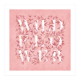 Wild Flower Typography (Print Only) thumbnail