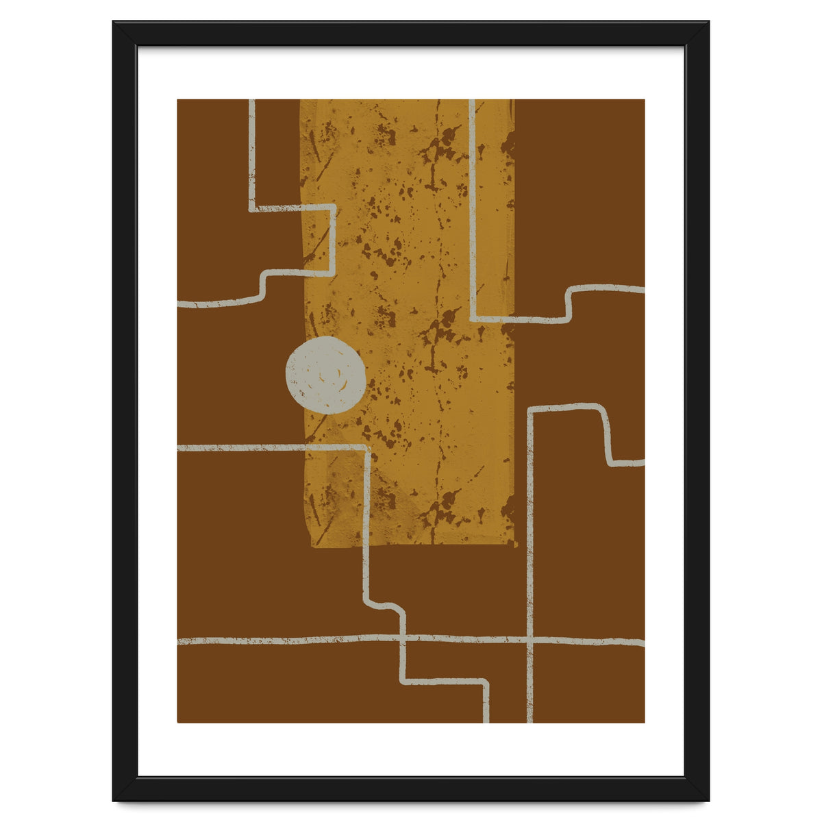 Eclipse in Barren Land