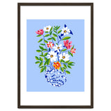 The Floopy Planter, Abstract Flower Pot Illustration, Pop Bohemian Eclectic Botanical, Flower Colorful Blossom thumbnail
