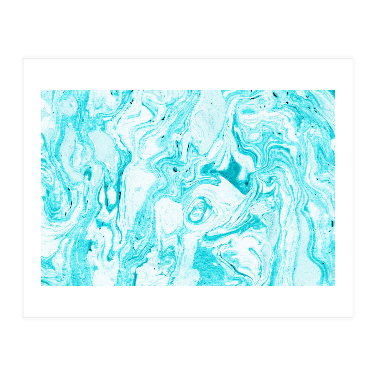 Ocean Blue Marble #society6 #decor #buyart (Print Only)