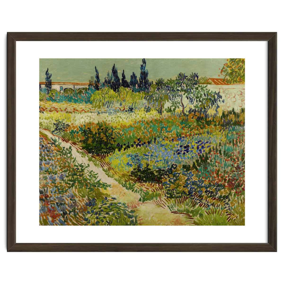 Vincent van Gogh – Garden at Arles | Vibrant Post-Impressionist Wall Art