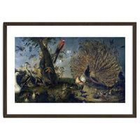 Frans Snyders / 'Concert of Birds', 1661, Flemish School, Oil on canvas, 203 cm x 334 cm, P07160.