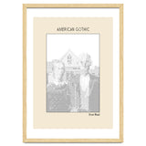 American Gothic – Grant Wood (ascii Art) thumbnail