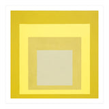 JOSEF ALBERS - HOMAGE TO THE SQUARE YELLOW WHITE (Print Only) thumbnail