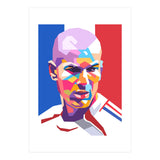 Zinedine Zidane art (Print Only) thumbnail