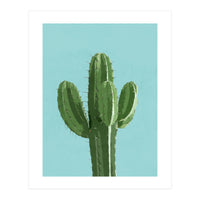 Blue Cactus 1 (Print Only)