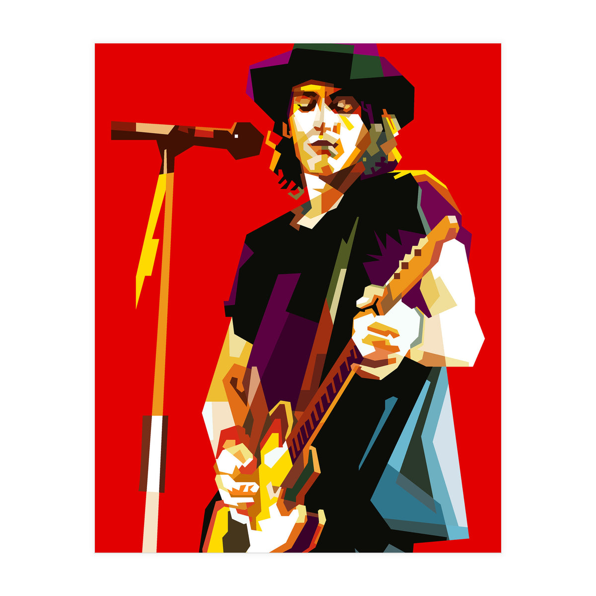 Izzy Stradlin Pop Art WPAP Trending Now (Print Only)