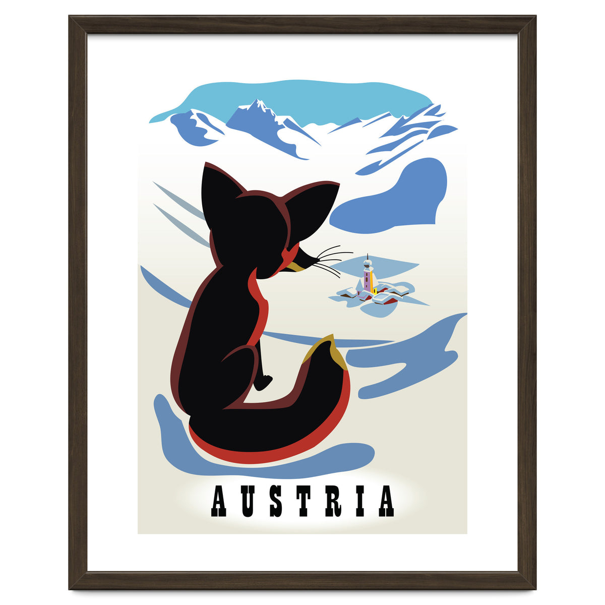 Austria Fox In The Snow