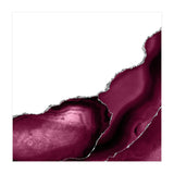 Burgundy & Silver Agate Texture 12  (Print Only) thumbnail
