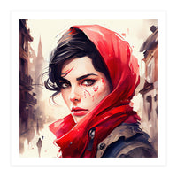 Modern Little Red Riding Hood (Print Only)