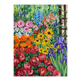 Vibrant Summer Cottage Garden Oil Painting (Print Only) thumbnail