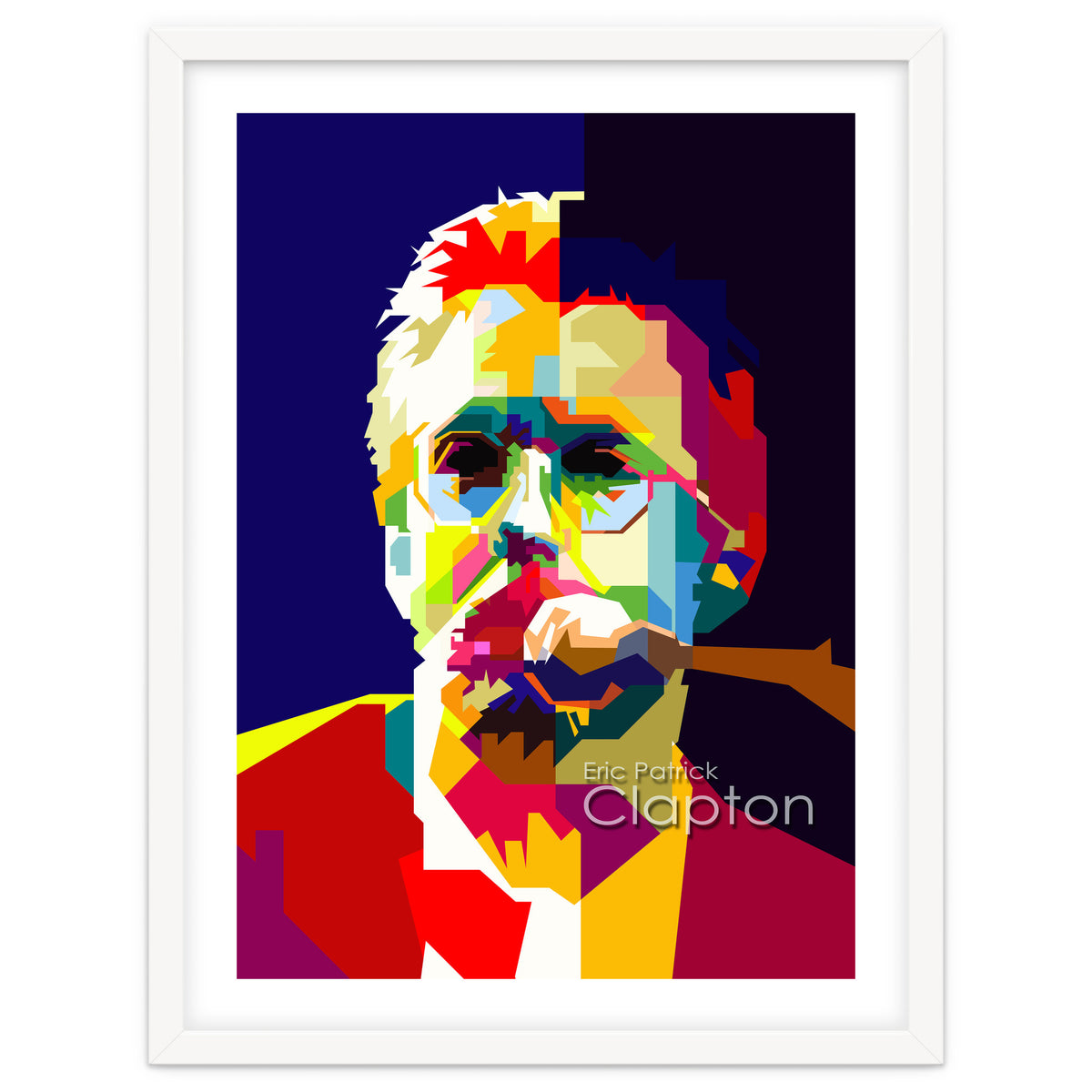 Eric Clapton English Blues Guitarist And Singer Pop Art WPAP
