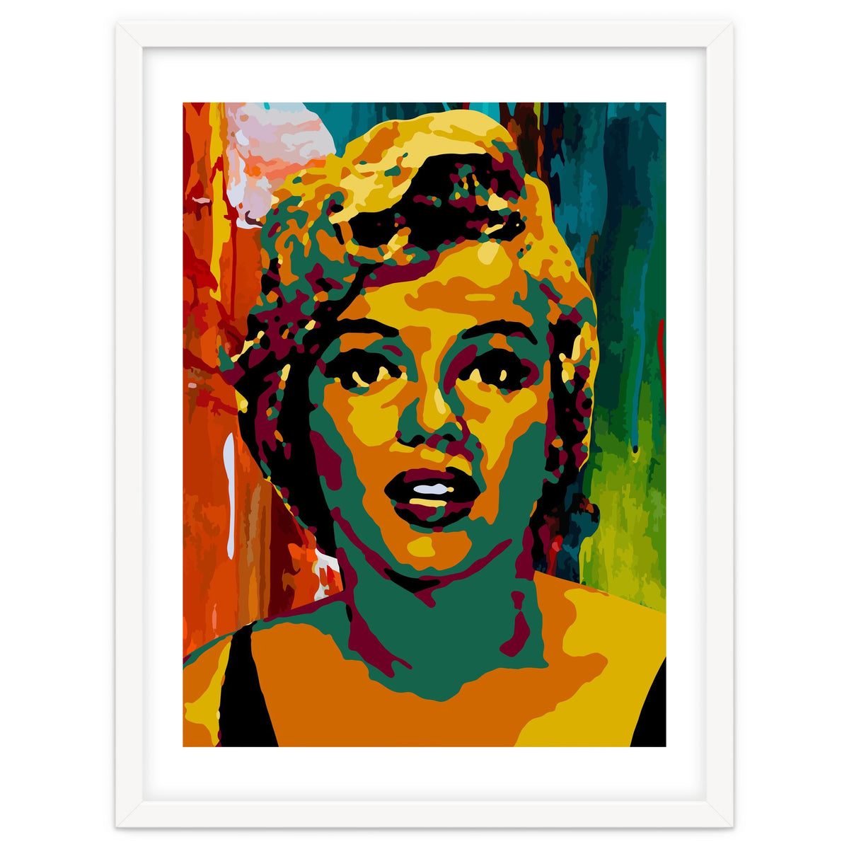 Marilyn Monroe Colorful abstract 3