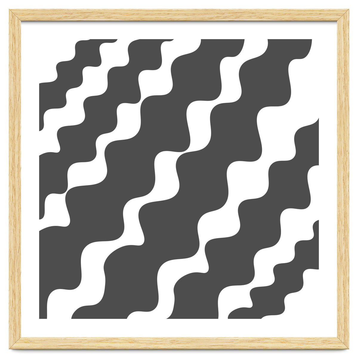 Grey Wavy Pattern