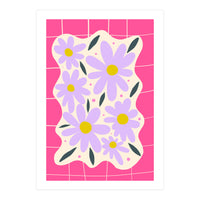 Modern Grid Floral (Print Only)