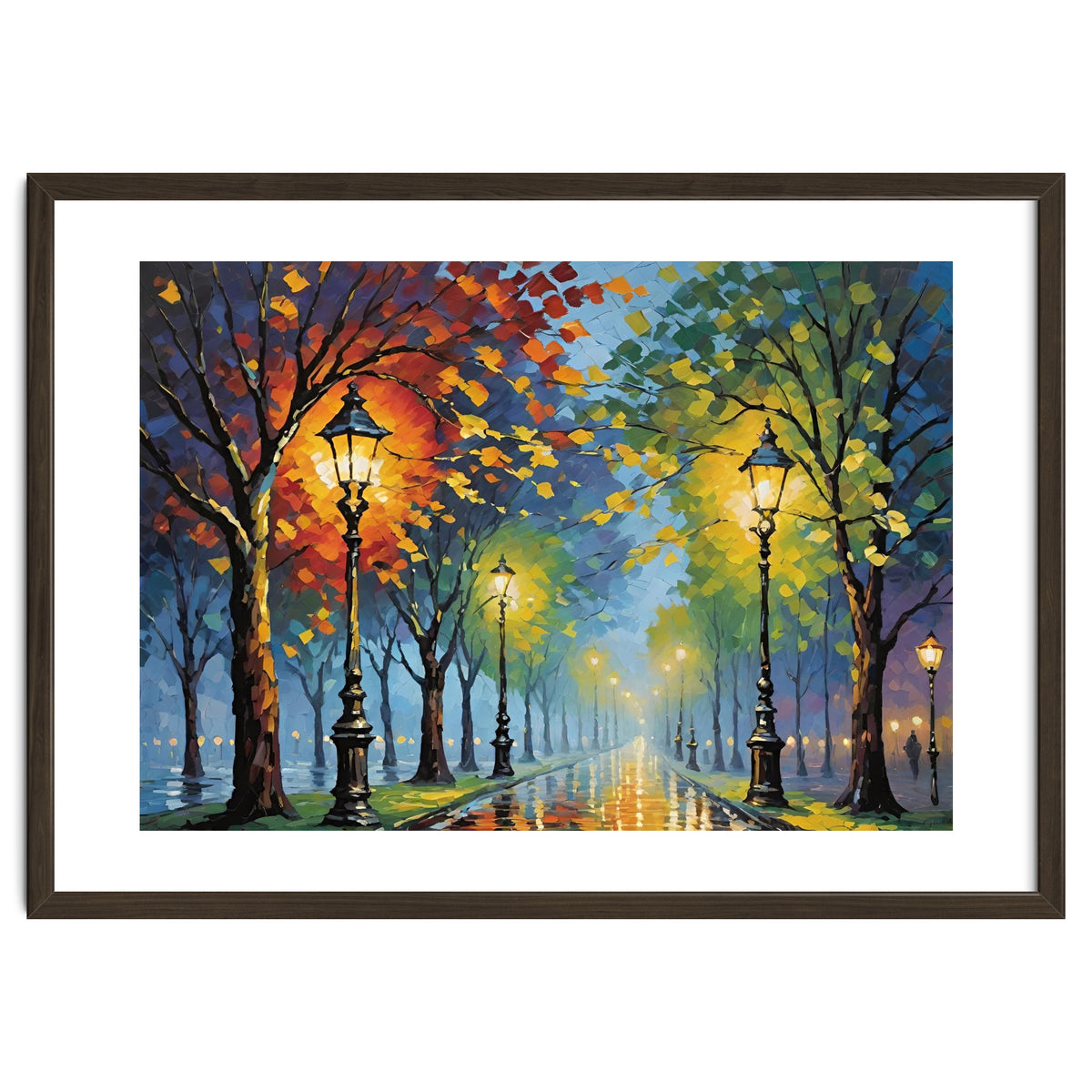 Rainy Abstract Art Nature