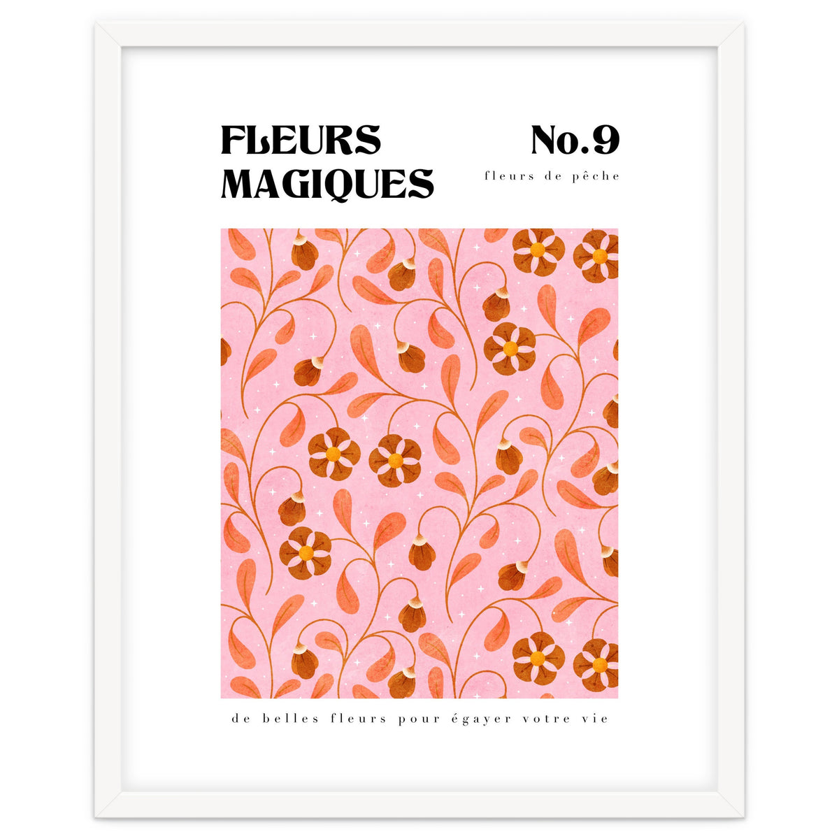 Magical Flowers No.9 Peachy Florals