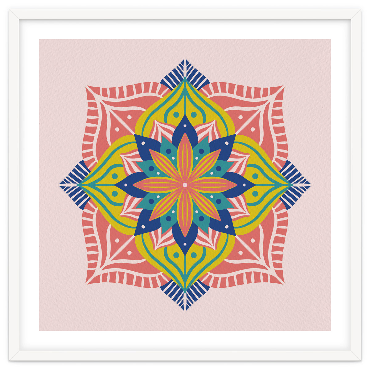 Colorful abstract mandala