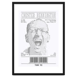 Receipt Art Chester Bennington thumbnail
