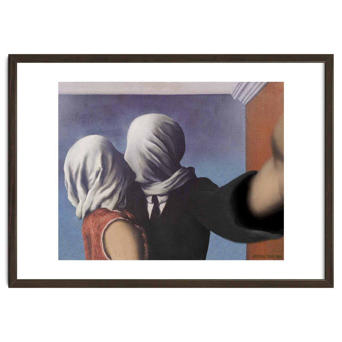Lovers - Magritte - Selfie