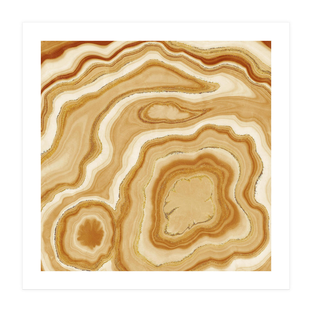 Golden Agate Texture 05 (Print Only)