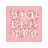 Wild Flower Typography (Print Only) thumbnail